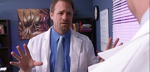  Brazzers - Doctor Adventures - Late Night With Dr. Fucky scene starring Helly Mae Hellfire and Johnn